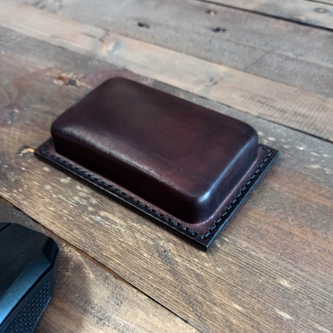 ErgoHide στήριγμα καρπού για ποντίκι καφέ με μαύρη κλωστή - OUSI