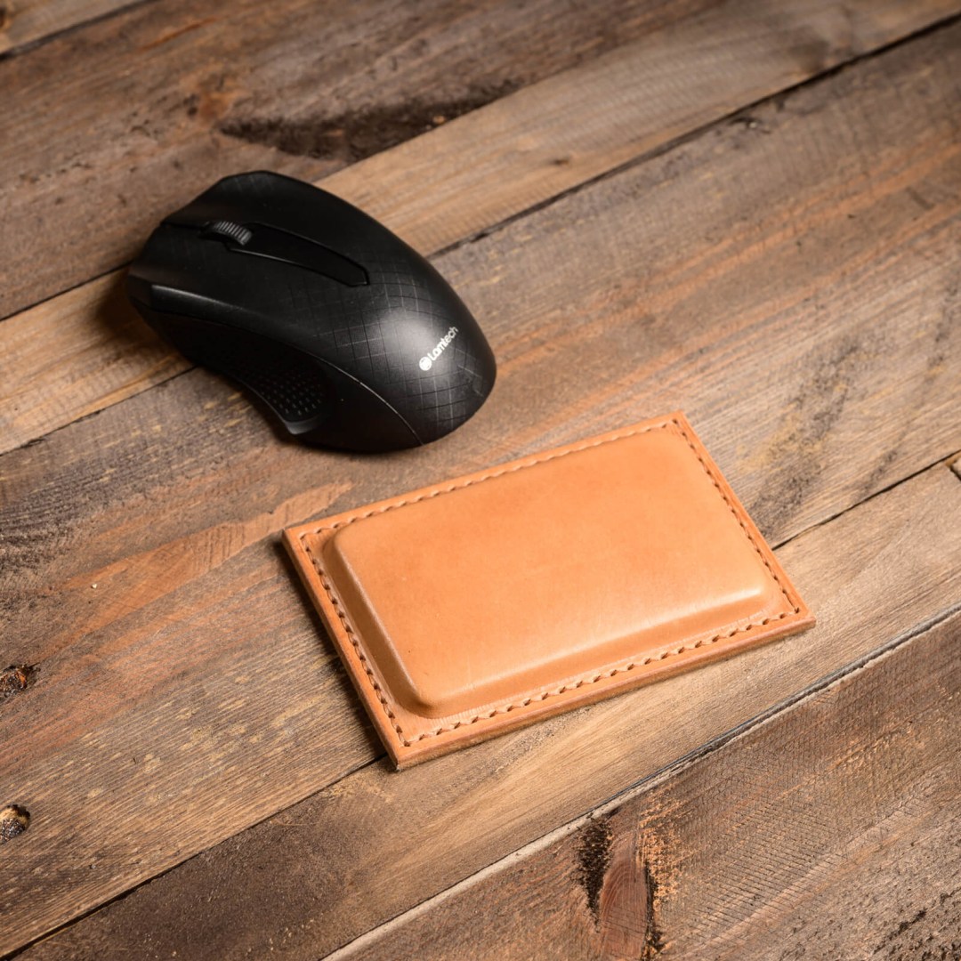 ErgoHide στήριγμα καρπού για ποντίκι μπέζ με μπέζ κλωστή - OUSI