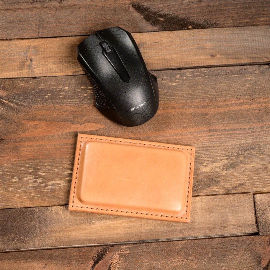 ErgoHide στήριγμα καρπού για ποντίκι μπέζ με μπέζ κλωστή - OUSI