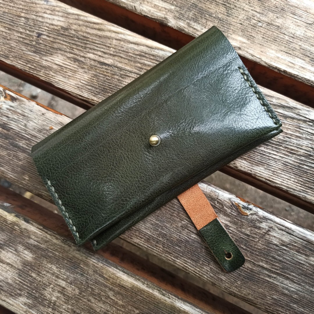 Δερμάτινη καπνοθήκη χειροποίητη από ιταλικό δέρμα Artigiano del Cuoio