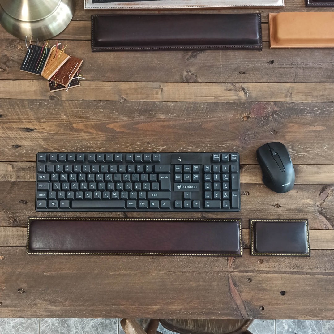 ergon-keyboard-arm-support-brown-leather-white-thread-1