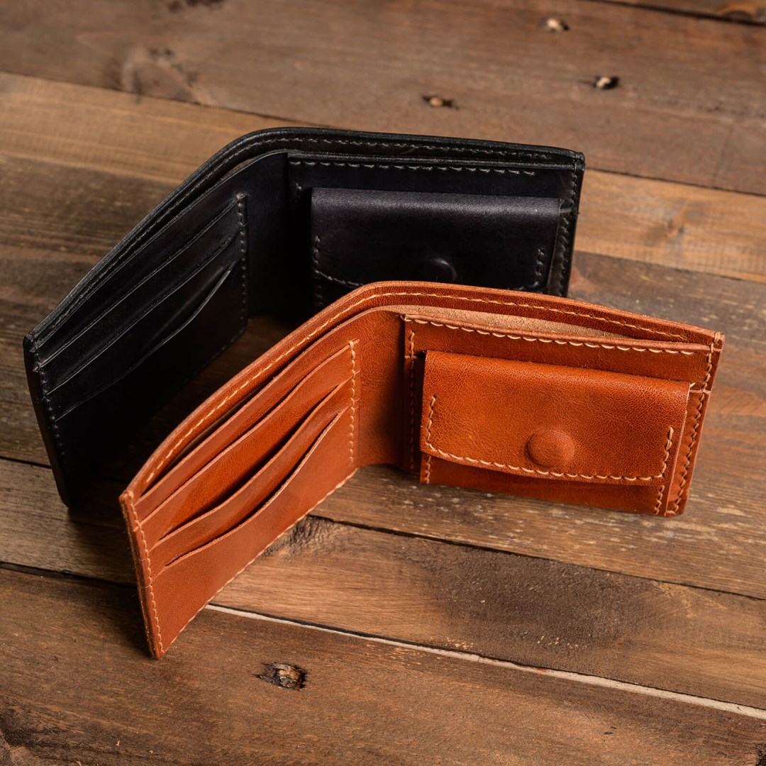 Ανδρικό Μαύρο Δερμάτινο Πορτοφόλι