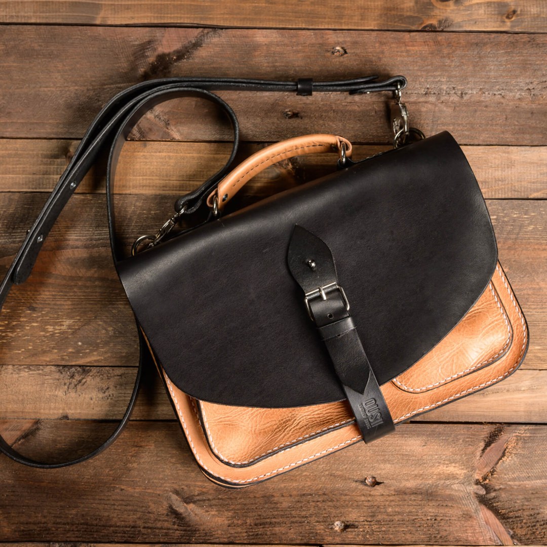 Messenger Bag - Vintage Χειροποίητη Δερμάτινη Τσάντα Χειρός / Ώμου