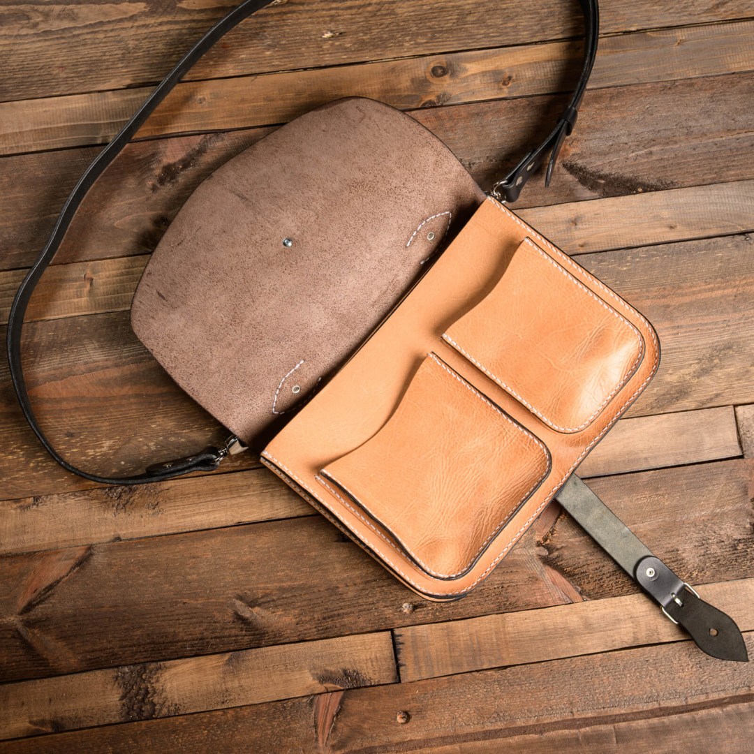 Messenger Bag - Vintage Χειροποίητη Δερμάτινη Τσάντα Χειρός / Ώμου